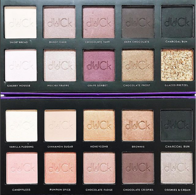 dUCk Cosmetics #AllEyeAsk eyeshadow palettes in Nude and Smokey.